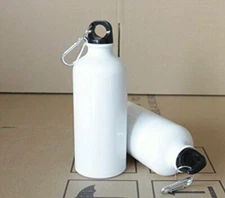 1 PC Blank Coated 750ml Aluminium Water Bottle Sublimation Heat Press Transfer