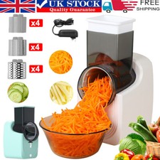 Electric Salad Slicer Fruit Cutter Vegetable Cheese Grater Chopper Maker UK