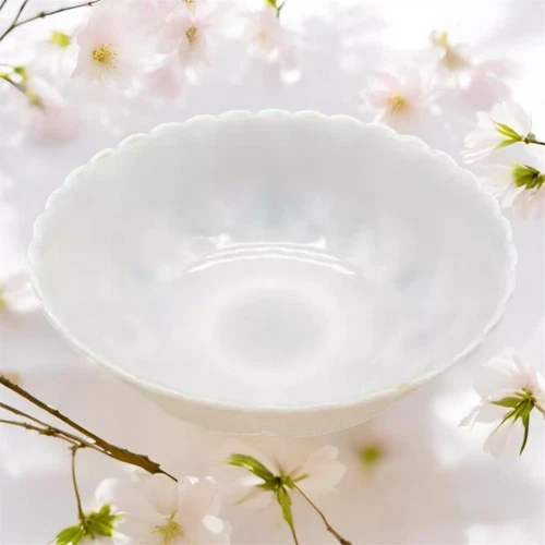 Westmoreland  Milk Glass Bowl 8.5 Inches  vintage