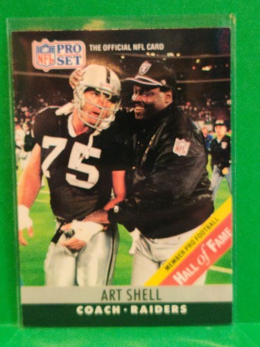 Art Shell [Born 11/26/46] #161 1990 Pro Set card
