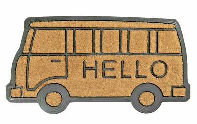 Fußmatte Fussmatte Türmatte  Fussabtreter Home Bus 76*40*1 cm Clayre & Eef MC190
