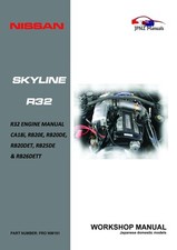 Nissan R32 Skyline Engine Workshop Service Manual In English Part N.o Wm101