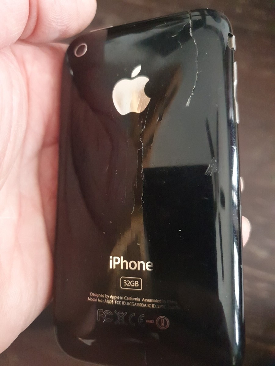 Apple iPhone A1303 3GS Black 32GB BROKEN | eBay