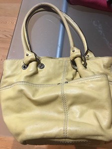 clarks leather purse