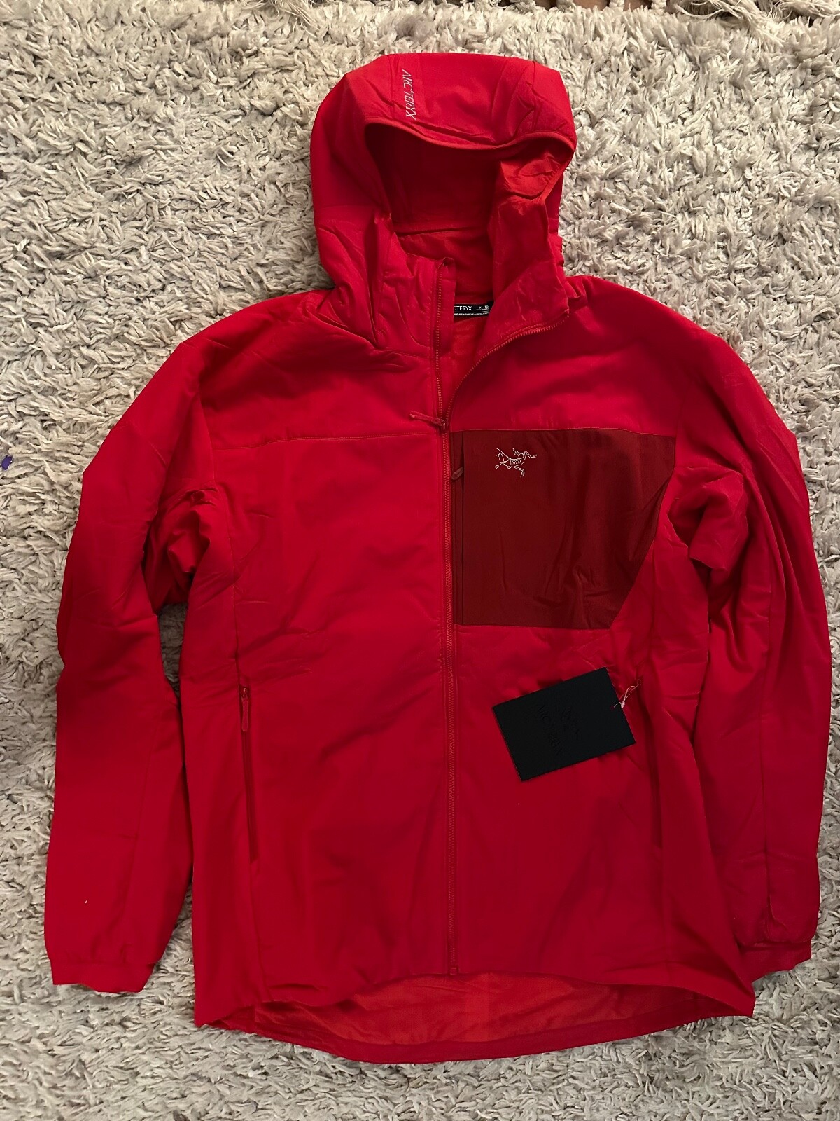 Arc'teryx Proton Giacca Isolata con Cappuccio Uomo XL (Colore: Heritage) Nuova