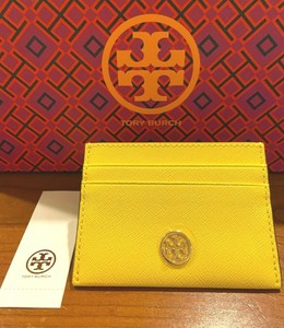 tory burch leather card case