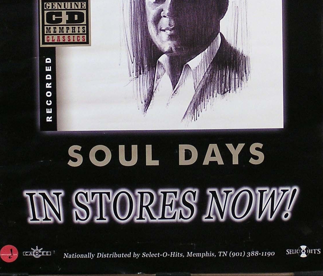 Dobie Gray 2000 Soul Days Original Promo Poster Entertainment Memorabilia