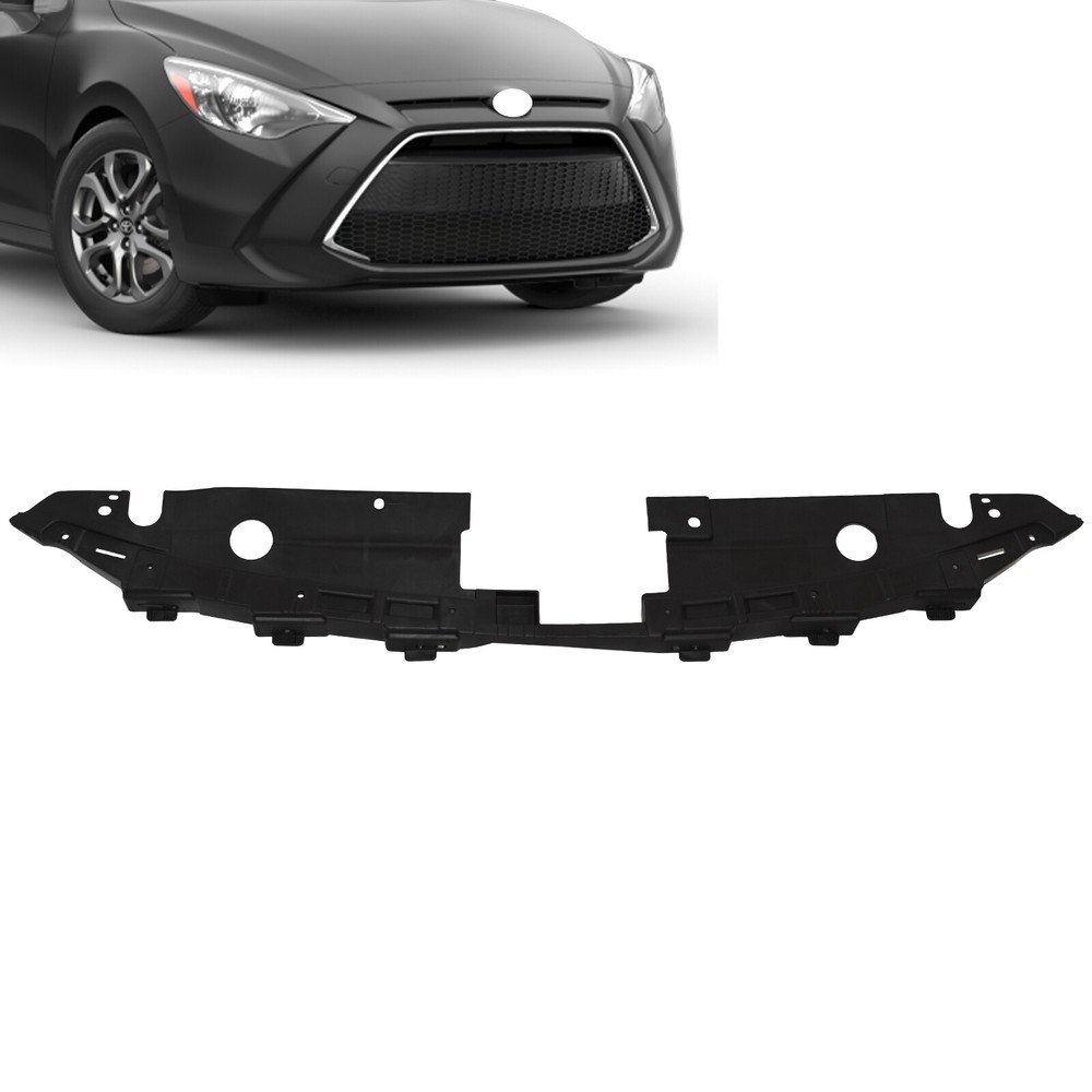 Front Upper Grille Radiator Support Cover For 2017-2018 Toyota Yaris iA Black
