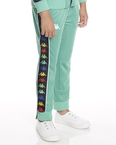 Kappa 222 Banda Rastoria Slim Fit Joggers (304KEB0 A02) Size 8Y Green  Cacatua | eBay