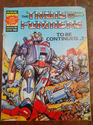 Transformers Marvel UK Ausgabe Nummer 81, 4. Oktober 1986