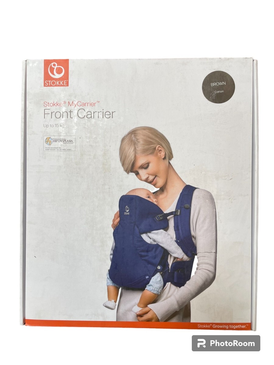 Open Box Stokke MyCarrier Front Baby Carrier in Brown