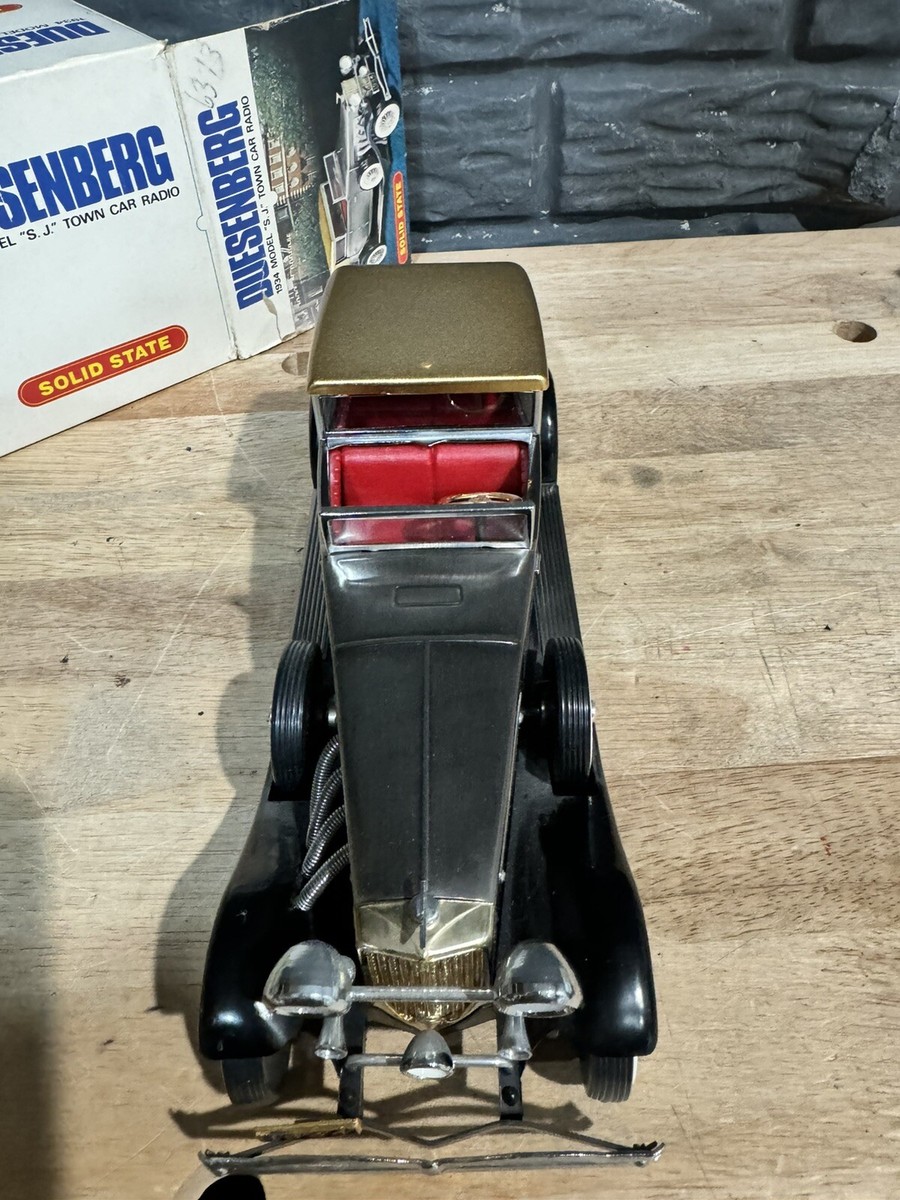 Vintage 1934 Model S.J. Duesenberg Town Car Radio | eBay
