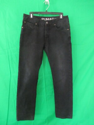 Puma 68 Jeans Scuderia Ferrari Pants Mens Size 32X32 Black Official Product Nice