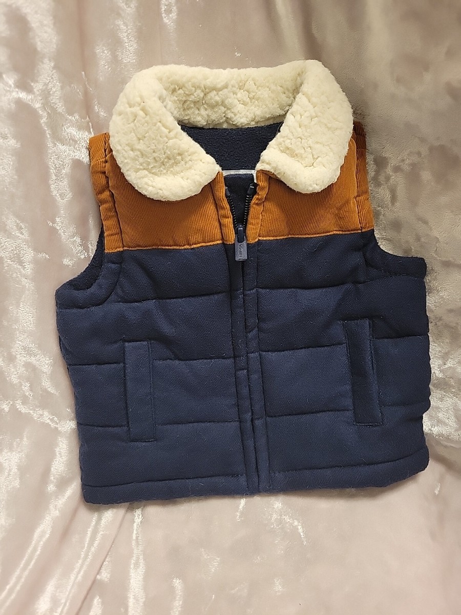 Old Navy Size To Months Toddlet Vest Color Brown/Tan Blue