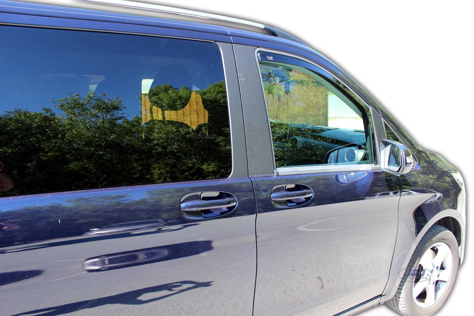 TO FIT MERCEDES VITO V CLASS W447 2014up Front wind deflectors 2pc TINTED HEKO eBay