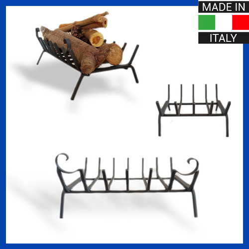 Brucialegna Rettangolare In Ferro Per Caminetto - 54x32x15 Cm, 7 Barre - Foto 7