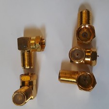 SMA female jack to SMA male right angle 90 degree FREE FAST SHIPP CA USA 5pcs