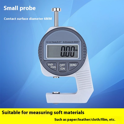High Precision Thickness Gauge Electronic Digital Display Paper Film Calipers - Picture 11 of 12