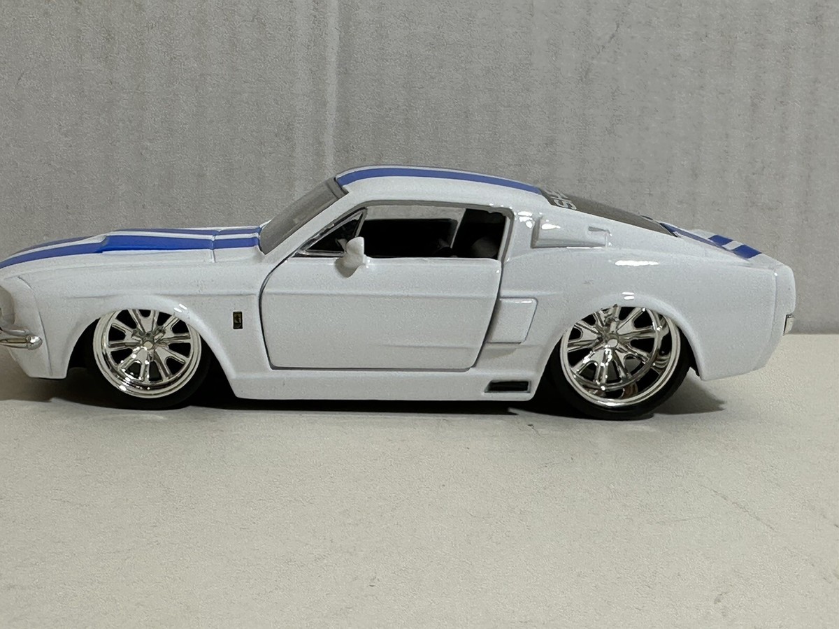 JADA BIGTIME BTM 1967 SHELBY GT-500 WHITE 1:32 DIECAST MODEL 5.5