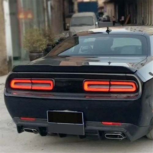 Rear Trunk Spoiler Lip Wing Gloss Black SRT Style Fit For DODGE ...