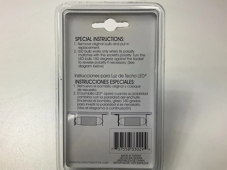 (2) Pilot LI-3175G Bombilla LED Domo Verde, # 3175 Foto 3 de 4