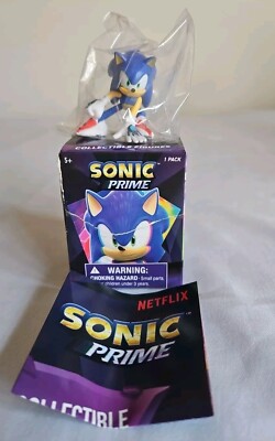 Sonic Prime Collectible Mini Hedgehog Figurine Toy SEGA Netflix #2 N