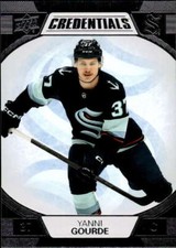 YANNI GOURDE 2022-23 Upper Deck Credentials #71 NHL Kraken ID:93179