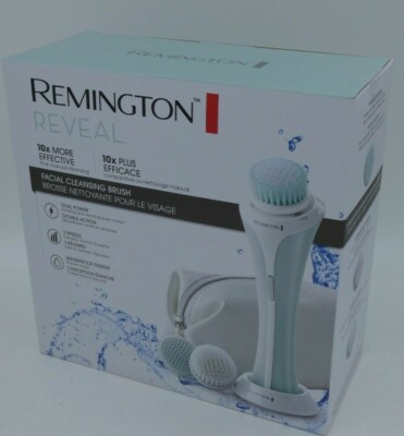 Remington Reveal Electric Cordless Facial Cleansing Brush WaterProof 10xEffectiv
