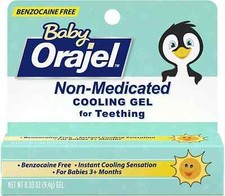 Baby Orajel Cooling Gel for Teething with Cooling Sensation Non-Medicated 0.33oz
