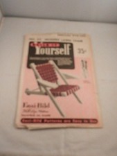VINTAGE BUILD IT YOURSELF KIT "NEW" MODERN LAWN CHAIR 311 INSTRUCTIONS