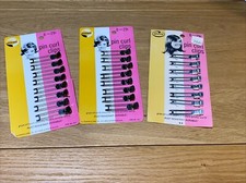 Lot Of 3 Vintage Goody Pin Curl Clips With Packaging