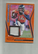2020 CERTIFIED CERTIFIED GAMERS JERSEYS MIRROR ORANGE #2 COURTLAND SUTTON  67/99