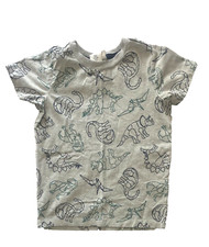 Tommy Bahama Dinosaur Boys 5T Tee Shirt Short Sleeve Gray