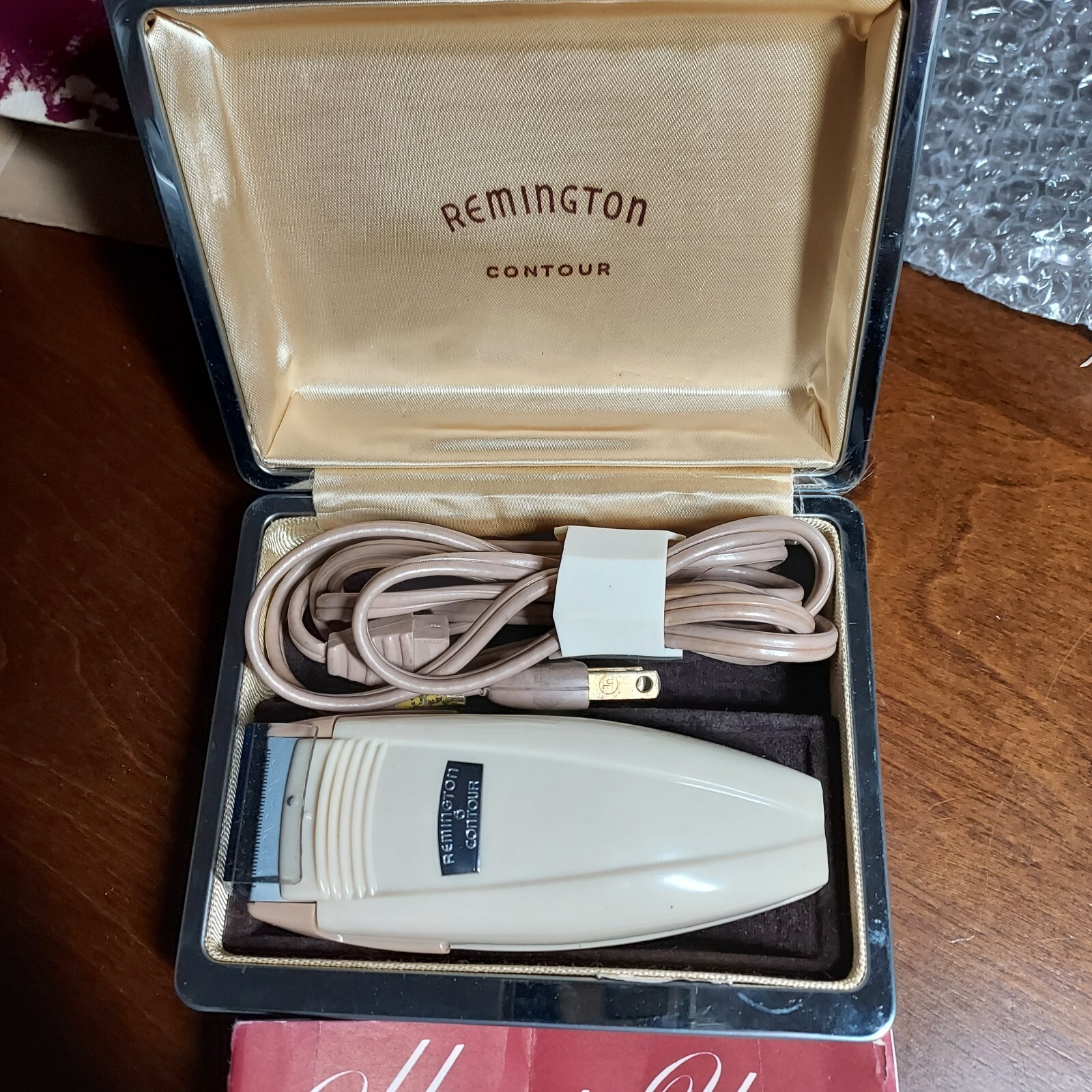 VTG Remington Contour 6 Model Gray Electric Shaver w/Case, Instructions, AND Box eBay