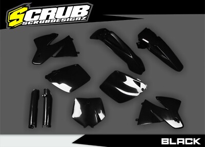 Plastics KTM SX 125 250 380 400 520 1998 1999 2000 SX-F Kit Black