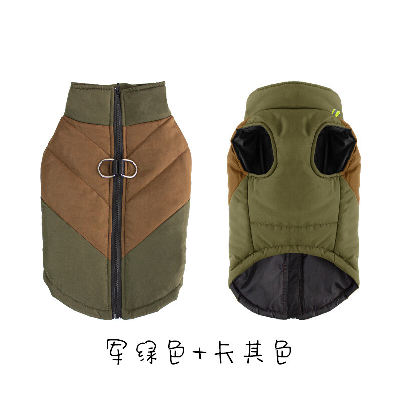 Warm Pet Dog Coats Jacket Winter Vest Puppy Coat Outdoor Clothes
