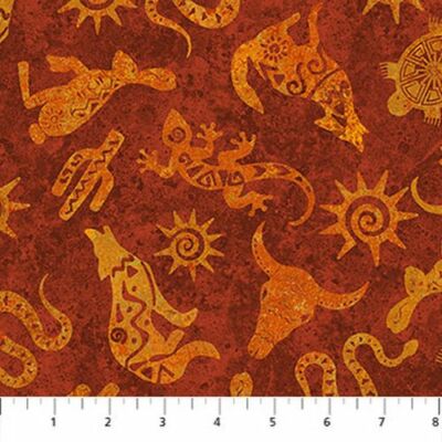 Sun Valley 2 By Northcott - Red Multi Symbols  #DP24375-24