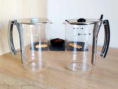 Russell Hobbs Glas Designer Kaffeekanne Karaffe Touch **Glass Line Edition**  