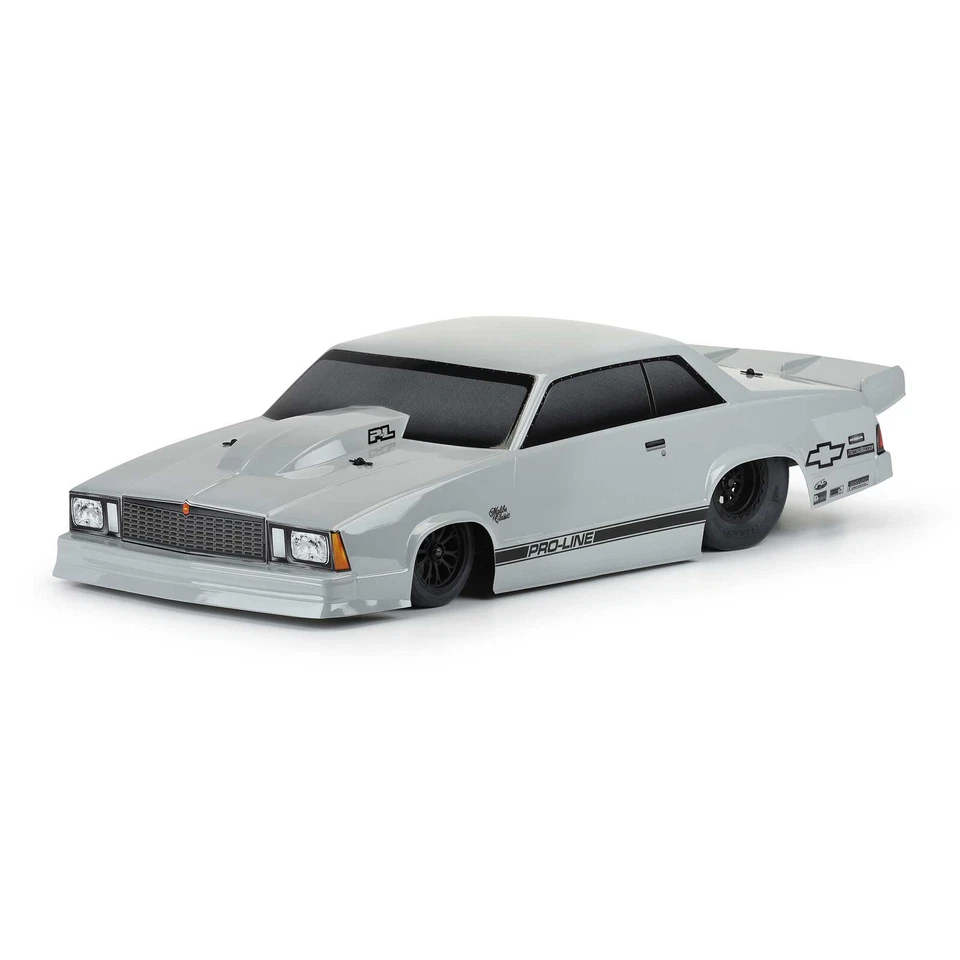 Pro-Line 3549-14 1/10 1978 Chevrolet Malibu Tough-Color Gray Body : Drag Car - Image 3 of 4