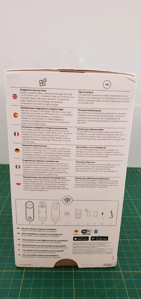 Yale Linus Smart Lock L2 Silber 05/103210/SI Schlüsselloser Zugang unvollständig - Bild 2 von 4