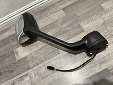 PETERBUILT 389 LEFT DRIVER Moto Door Mirror; stainless, heated