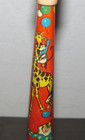 Vintage Tin Litho Noise Maker Horn US Metal Toy Circus Animals Clown Giraffe — photo 3