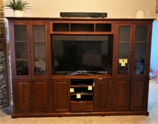 ETHAN ALLEN Media cabinet.  American Artisan Smart Wall Group.  