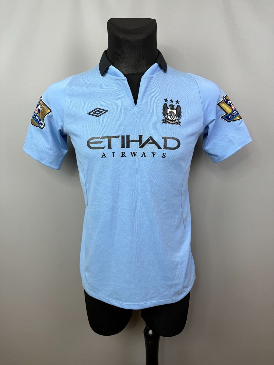 MANCHESTER CITY 2012 2013 MILNER HOME SHIRT FOOTBALL SOCCER UMBRO