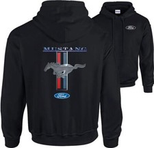 Licensed Ford Mustang Hoodie GT Shelby Pony Hooded Sweatshirt