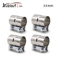 4pcs Stainless Lap Joint Exhaust Clamp Sleeve Band For 2.5 2 12 Od Pipe 4pcs Stainless Lap Joint Exhaust Clamp Sleeve Band For 2.5 2 12 Od Pipe