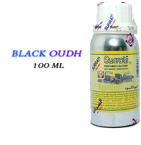 Black Oud Surrati concentrated Perfume oil ,100 ml packed, Attar oil.