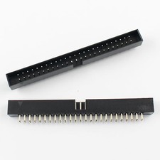 10Pcs 2mm 2x25 Pin 50 Pin Straight Male Shrouded PCB Box header IDC Connector