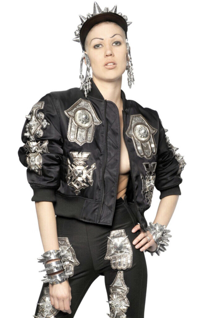 NWT KTZ Kokon To Zai SS14 Runway Black Berbere Jewel Patch NWT KTZ Kokon To Zai SS14 Runway Black Berbere Jewel Patch