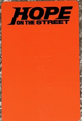 2024 Official BTS J-HOPE JHope Hope on the Street Album Photocard